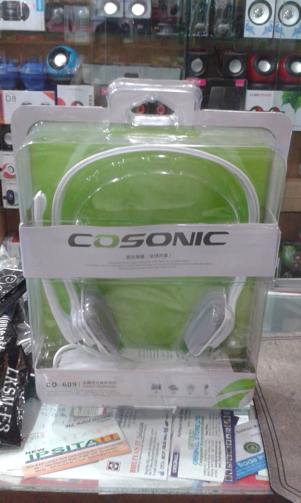 Cosonic CD-609 Single Port Stereo Headph