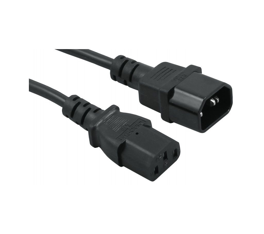 BACK TO BACK POWER CABLE FOR PC ,AC POWER CABLE JOINTER MALE FEMALE