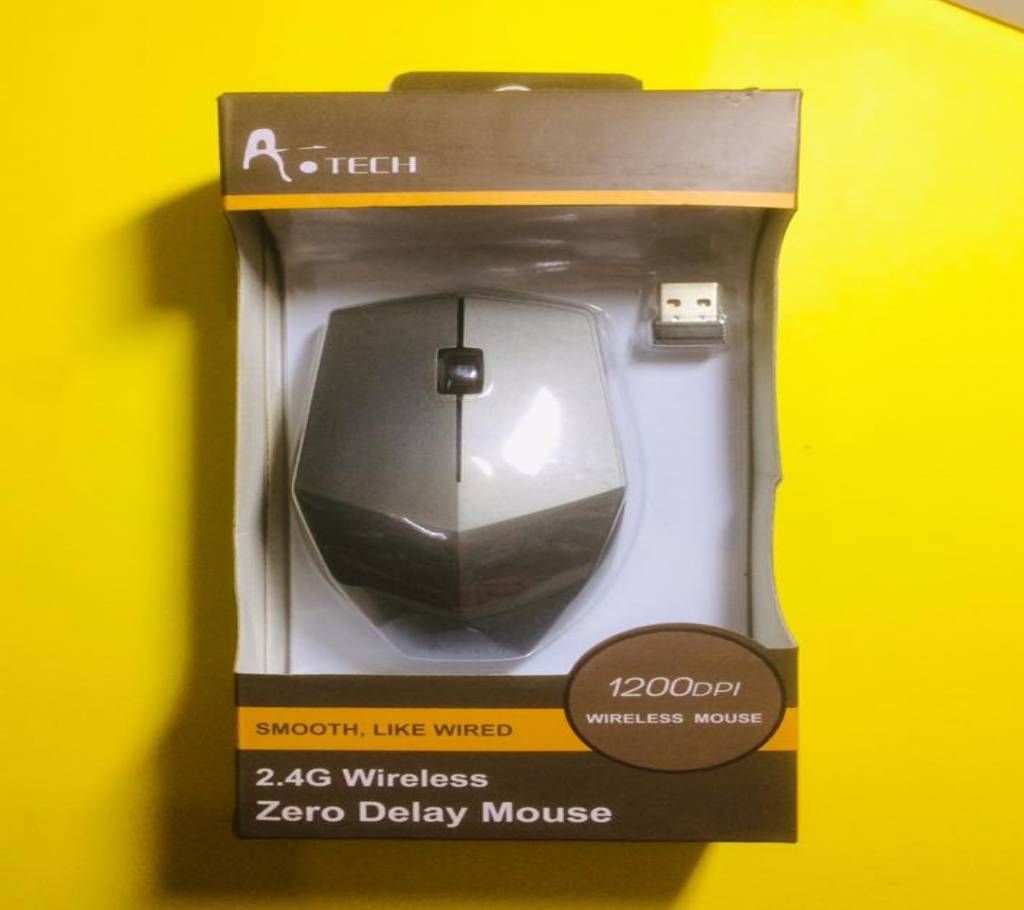 A Teach 2.4 wireless Zero Delay Mouse
