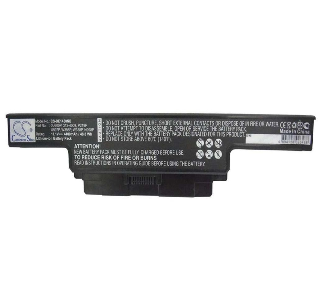 Notebook,Laptop Replacement Battery for DELL Studio 1450, Studio 1457, Studio 1458 4400mAh 11.1 Li-ion -6 Month Warranty