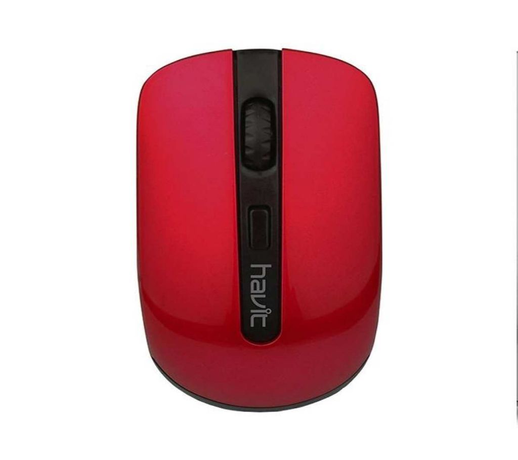 HV-MS989GT - Wireless Optical Mouse - Red