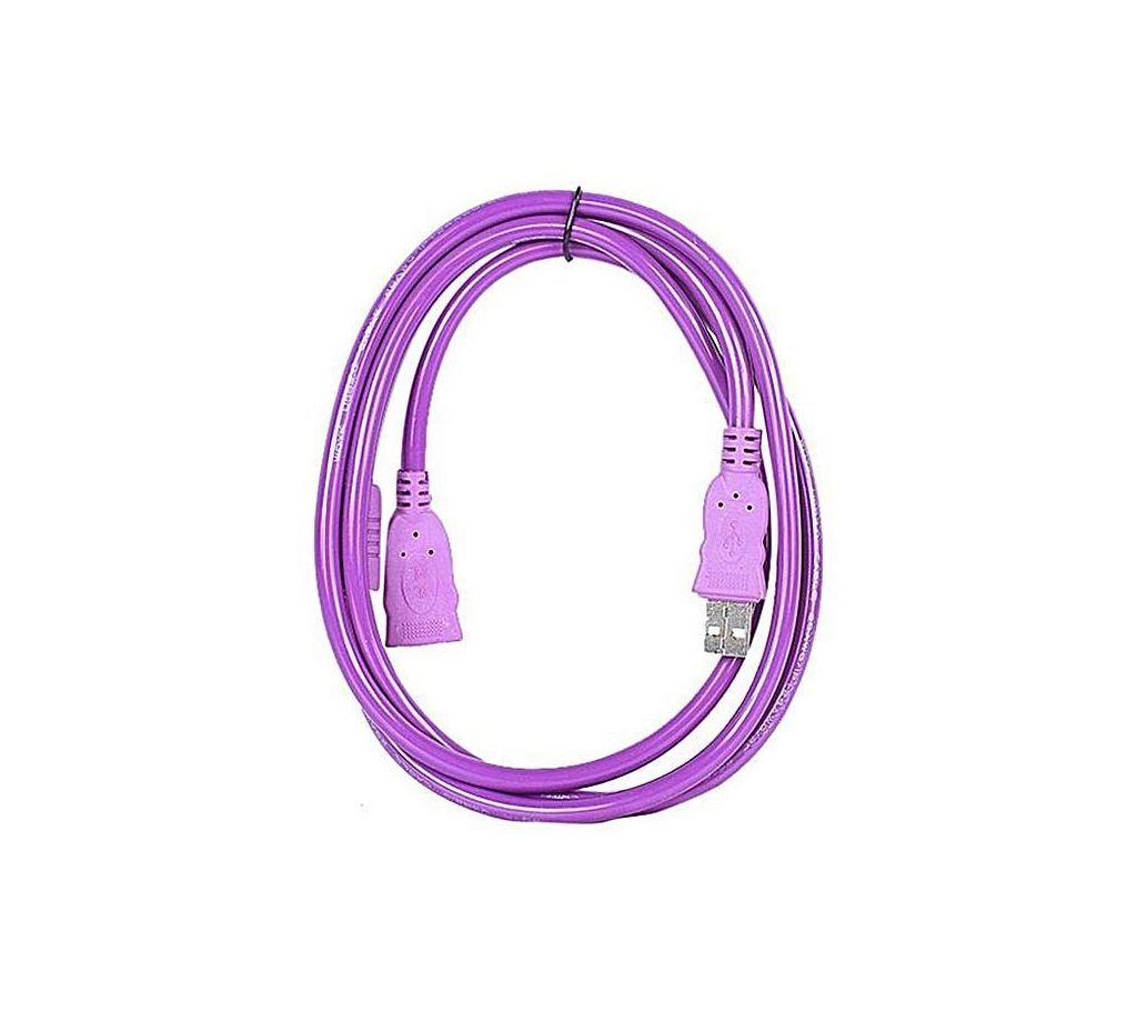 1.5m USB Extension Cable - Purple