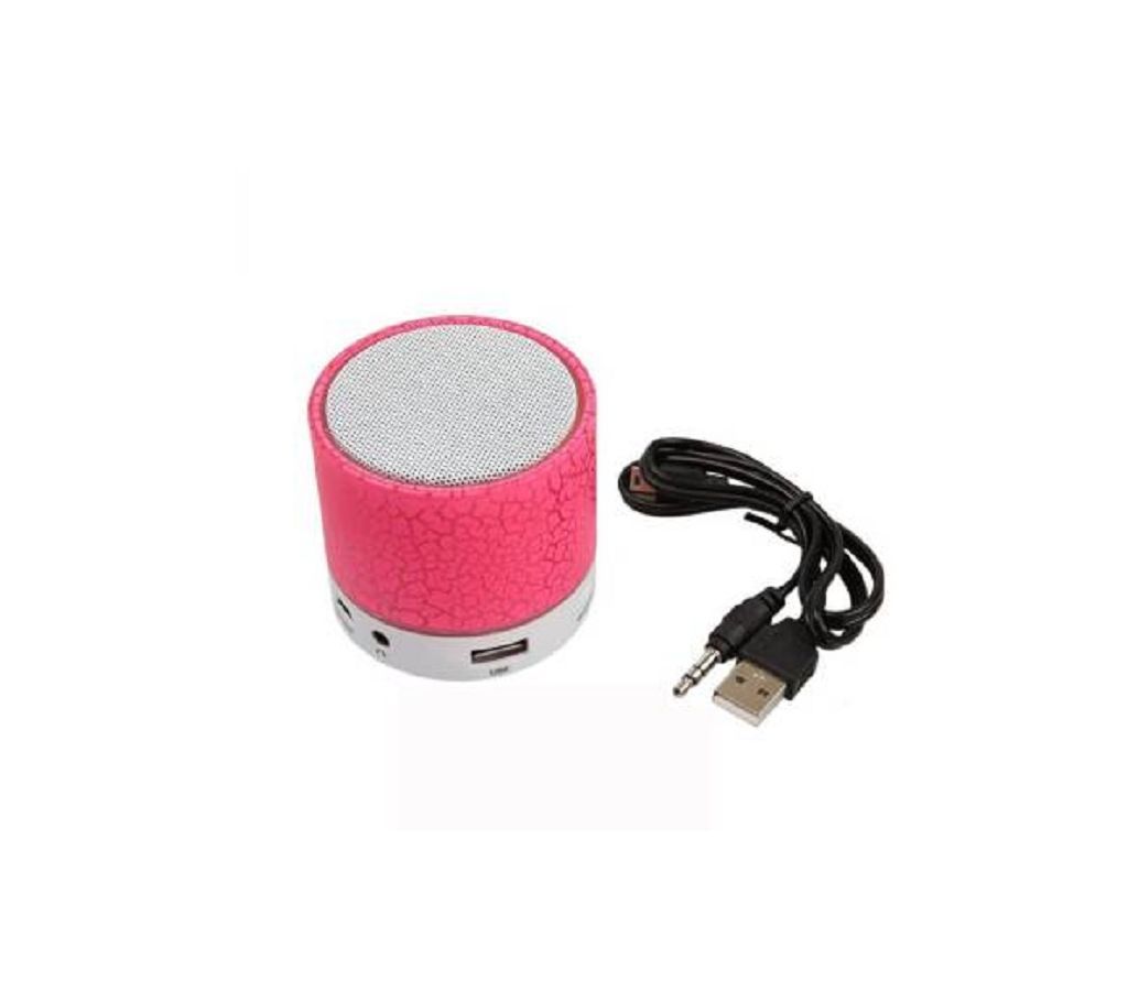 LED Light Mini Bluetooth Speaker - Red