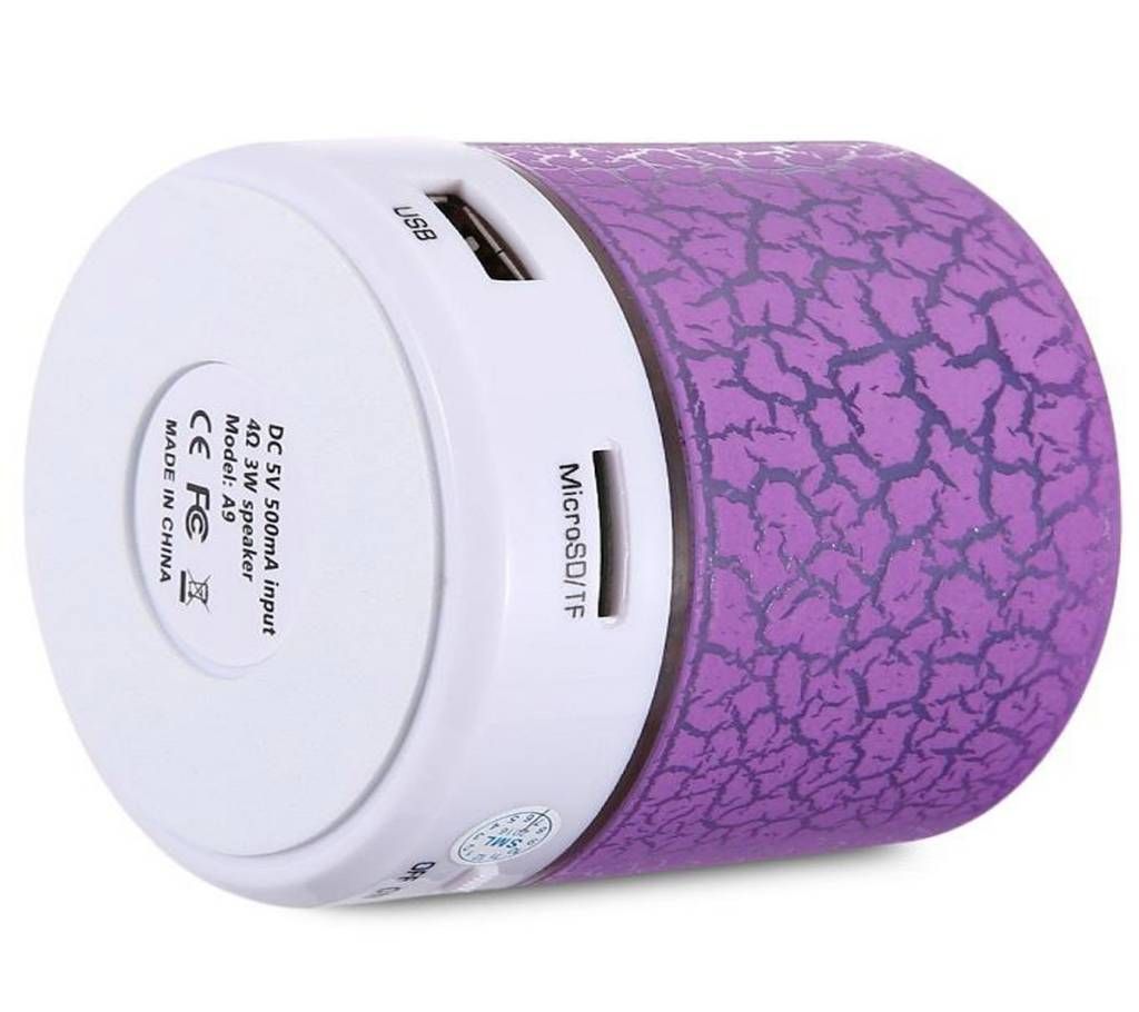A9 Mini Wireless Bluetooth Speaker - FM Radio, Micro