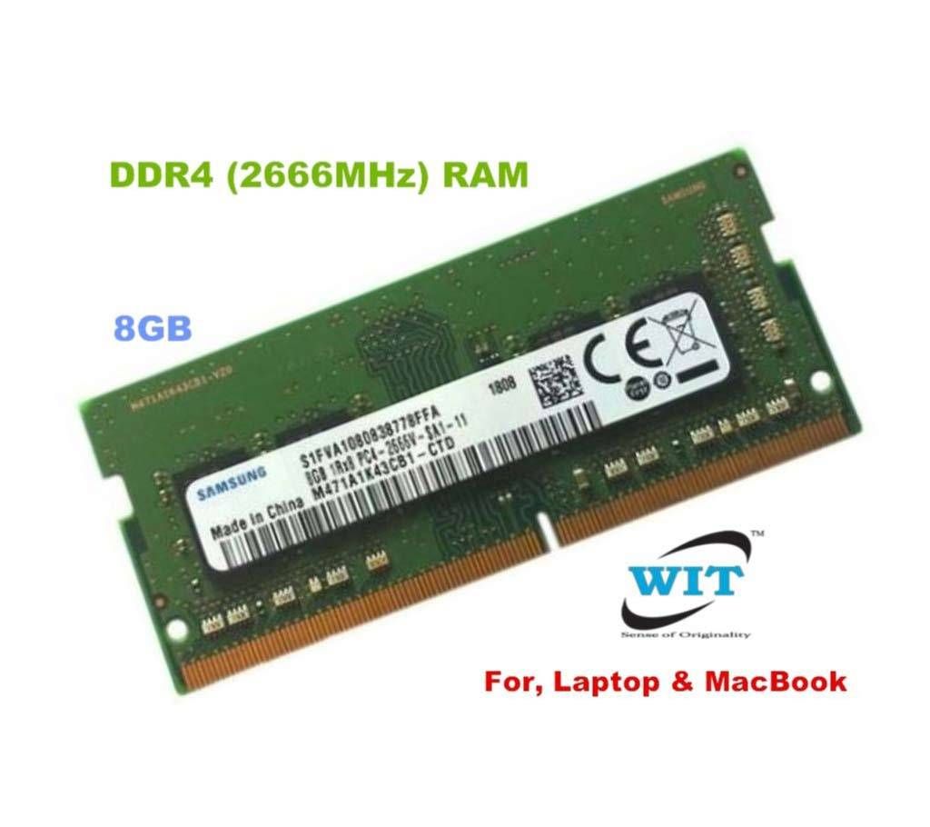 8GB PC4- 21300 (2666V) DDR4 2666MHz Memory(RAM) Module (Original) for Laptop & Macbook