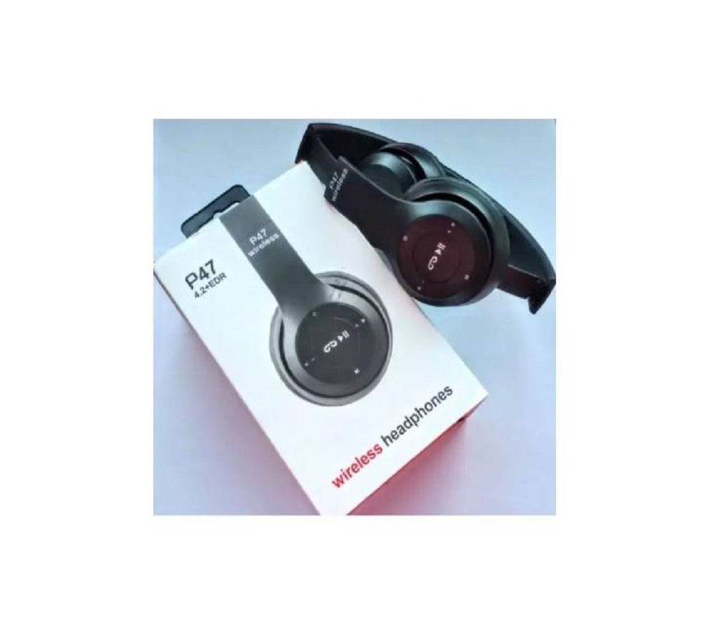 P47 5.0 EDR wireless Bluetooth Headphone - Latest Version 2020