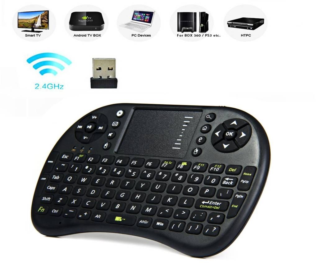 Mini Wireless Key-pad with Mouse Pad