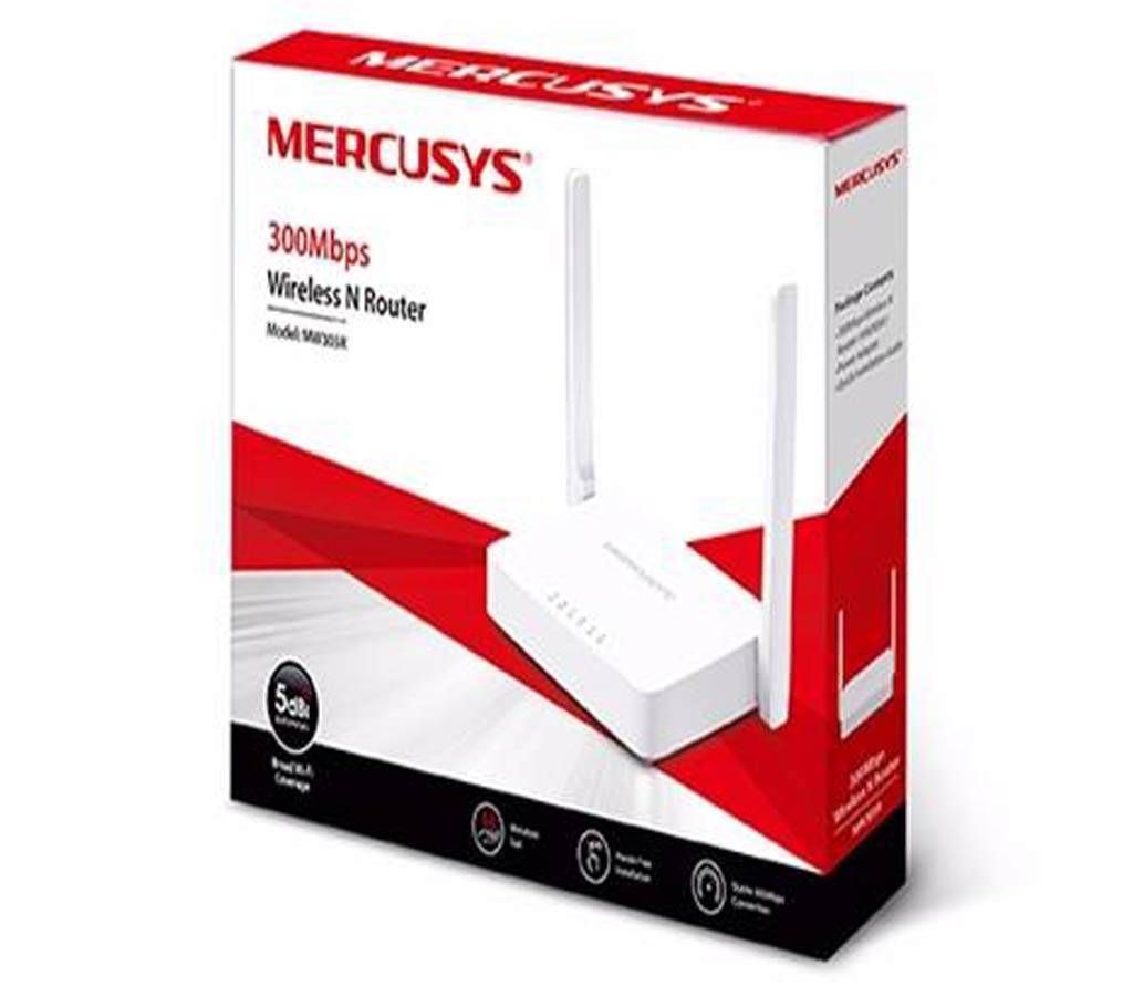 Mercusys Router Wi-Fi/Wireless-300Mbps (2 antennae)