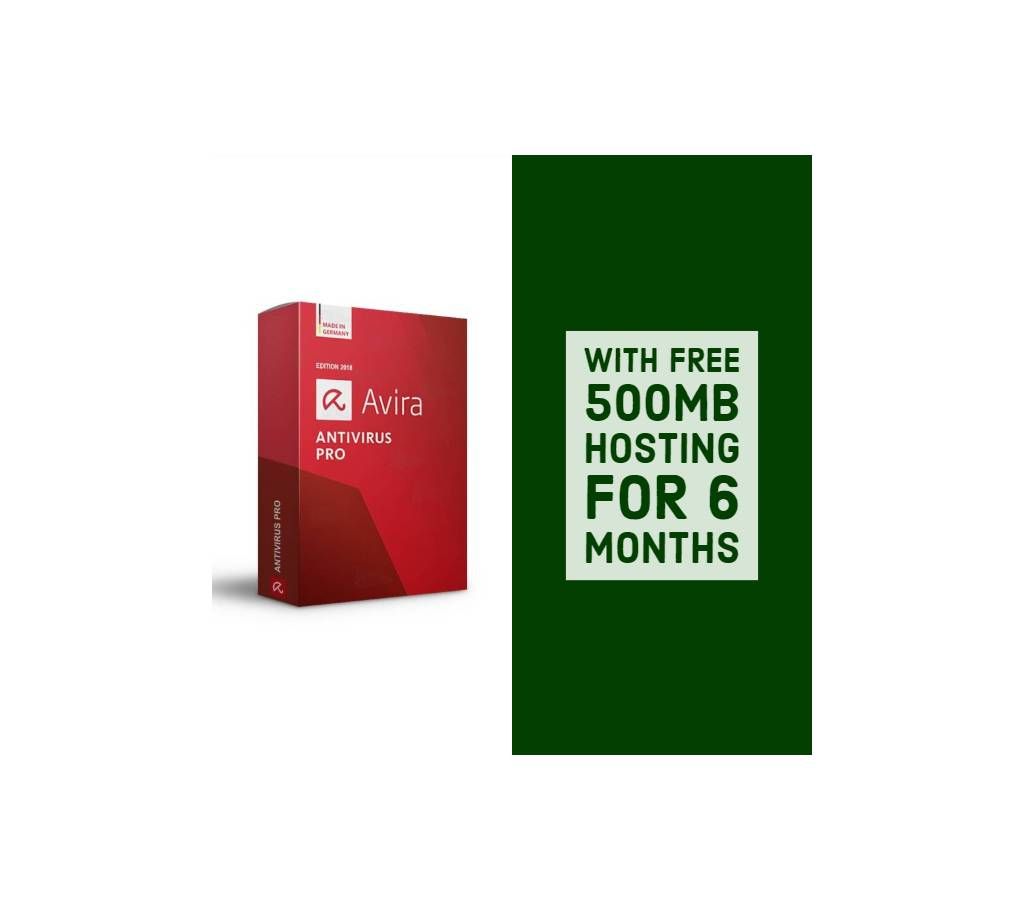 Avira Antivirus Pro + 6 month web hosting