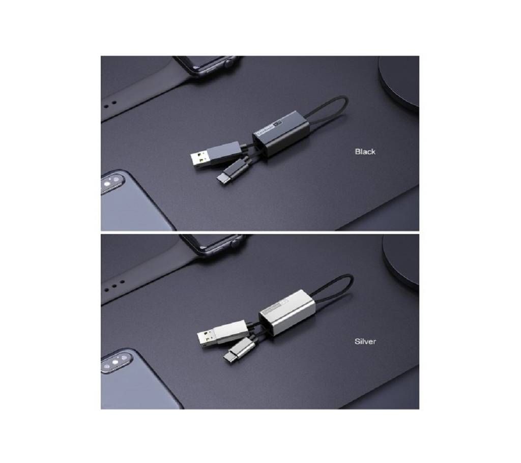 Baseus 3 In 1 Card Reader USB Type-C Cable ( Original )