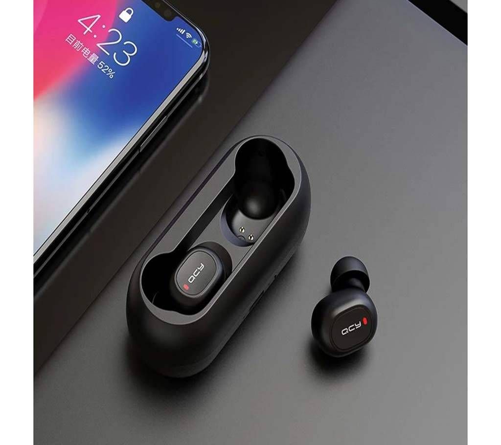 QCY T1 TWS BT5.0 Wireless Earphones with Dual Microphone Sports Bluetooth Headphones For Phones and Music