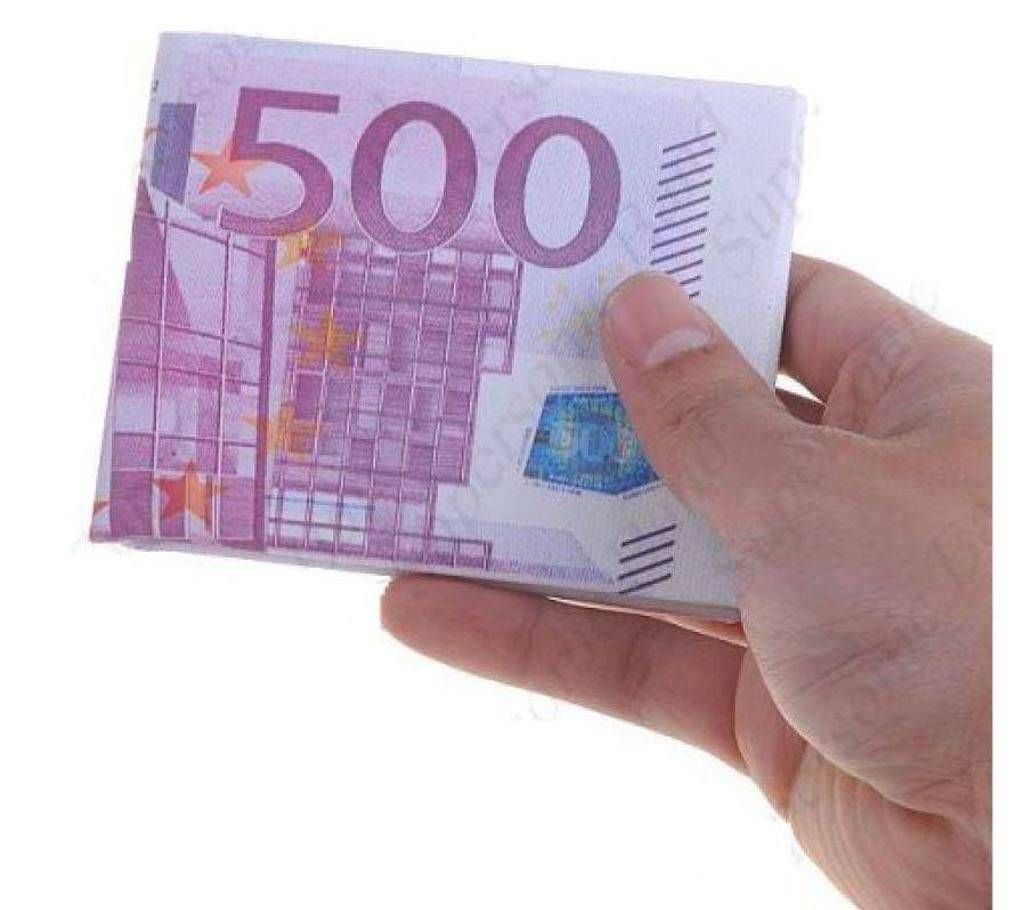 500 Euro Printed Wallet