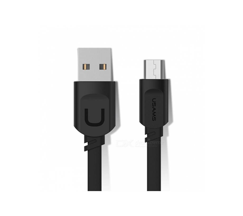 USAMS FAST CHARGING CABLE BLACK