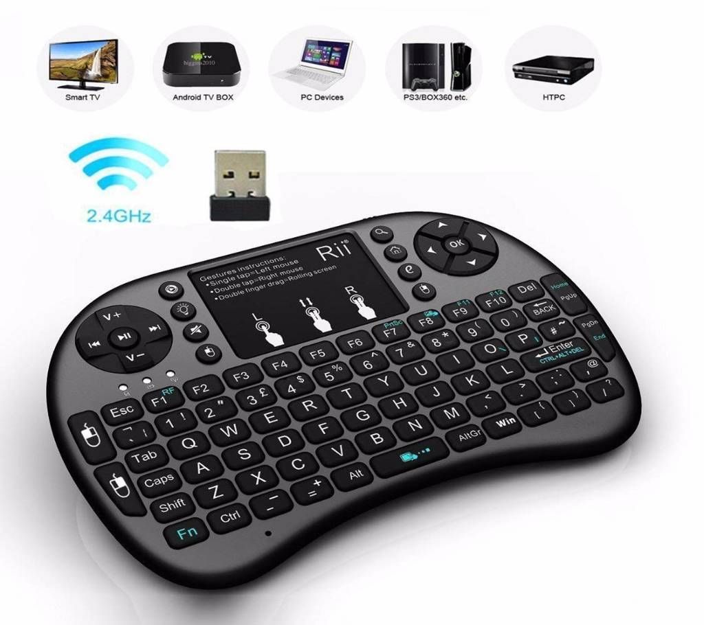 mini Wireless Touch keyboard with Back light