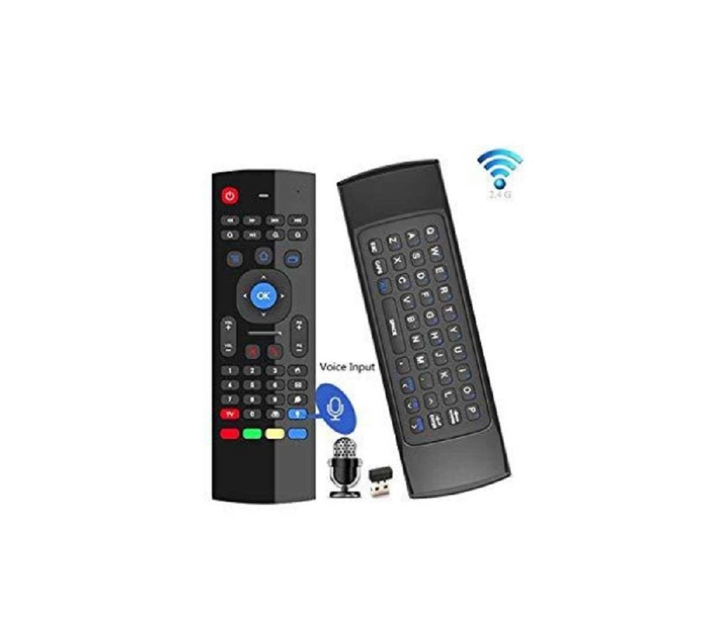 T6 Wireless Fly Air Mouse With Keyboard-Black