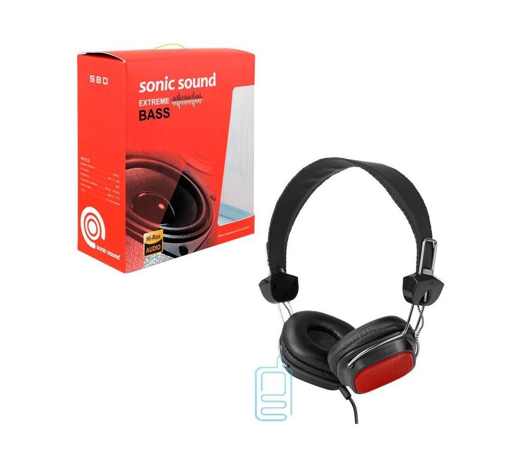 YWZ S80 Sonic sound extreme Bass Wired Headphone