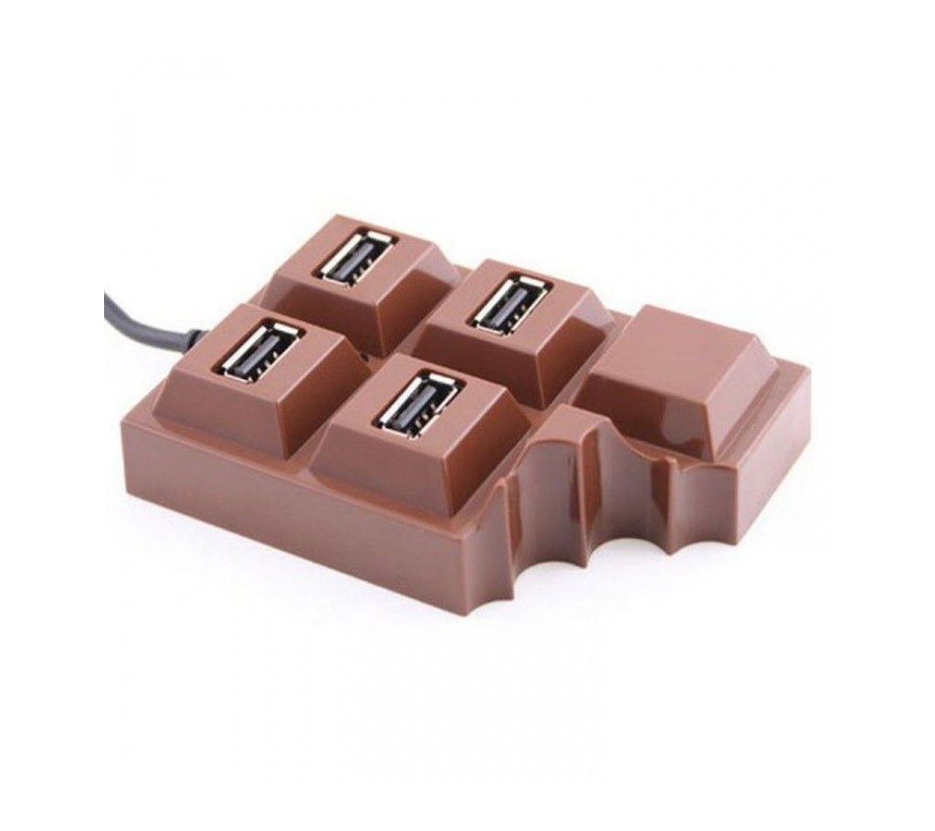 Chocolate shaped USB Hub (4 ports)