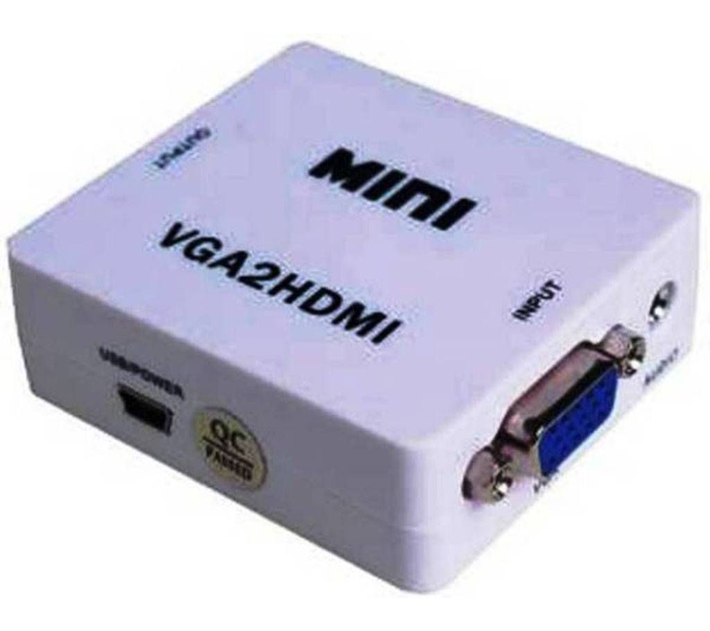 VGA to HDMI 1080p Converter