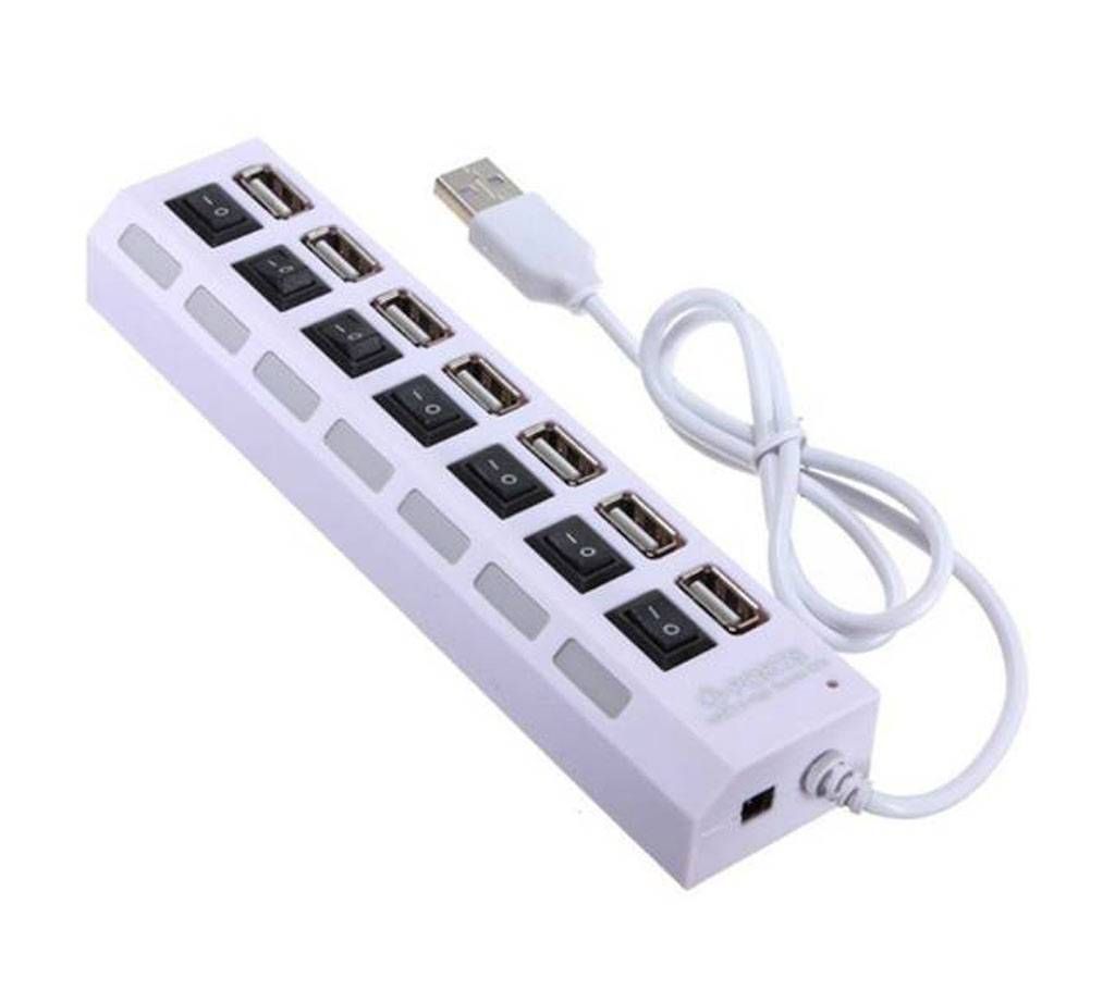 7-Port USB 2.0 Hub with ON/OFF Switch 