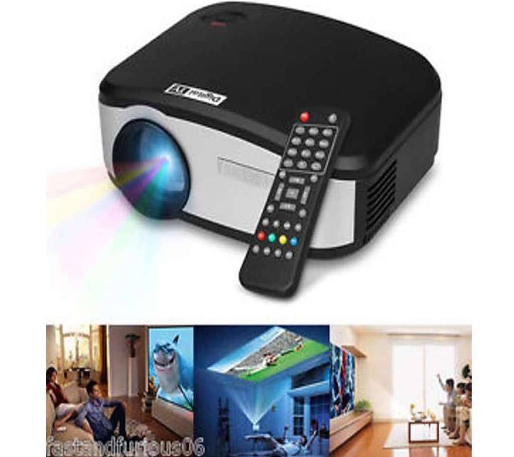 Cheerlux C6 Mini LED Projector With TV
