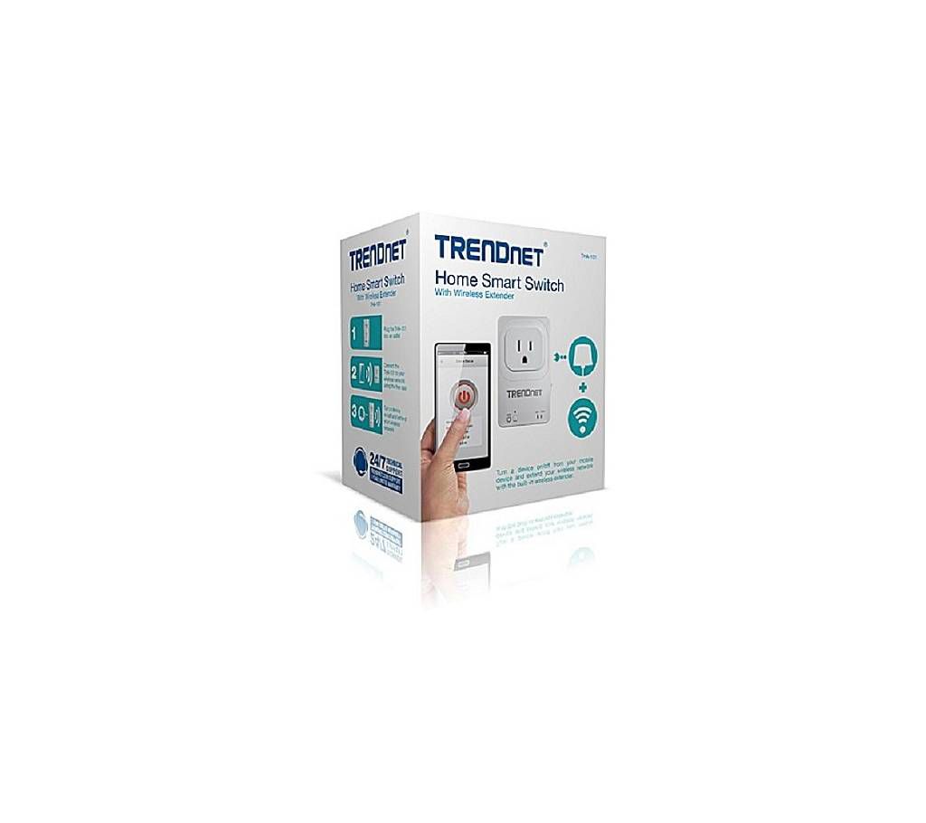 Home Smart Switch with Wireless Extender - White