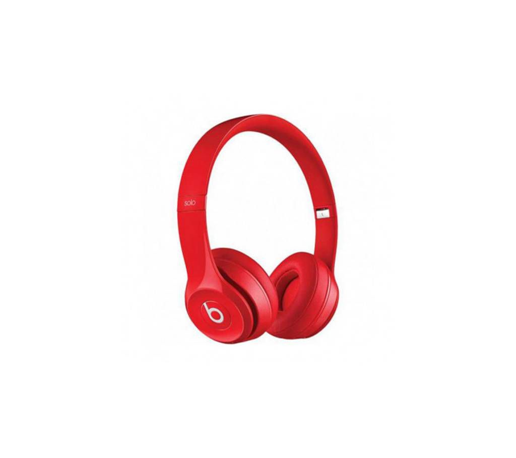 Beats Solo2 Wired On-Ear Headphone - Red (Copy)
