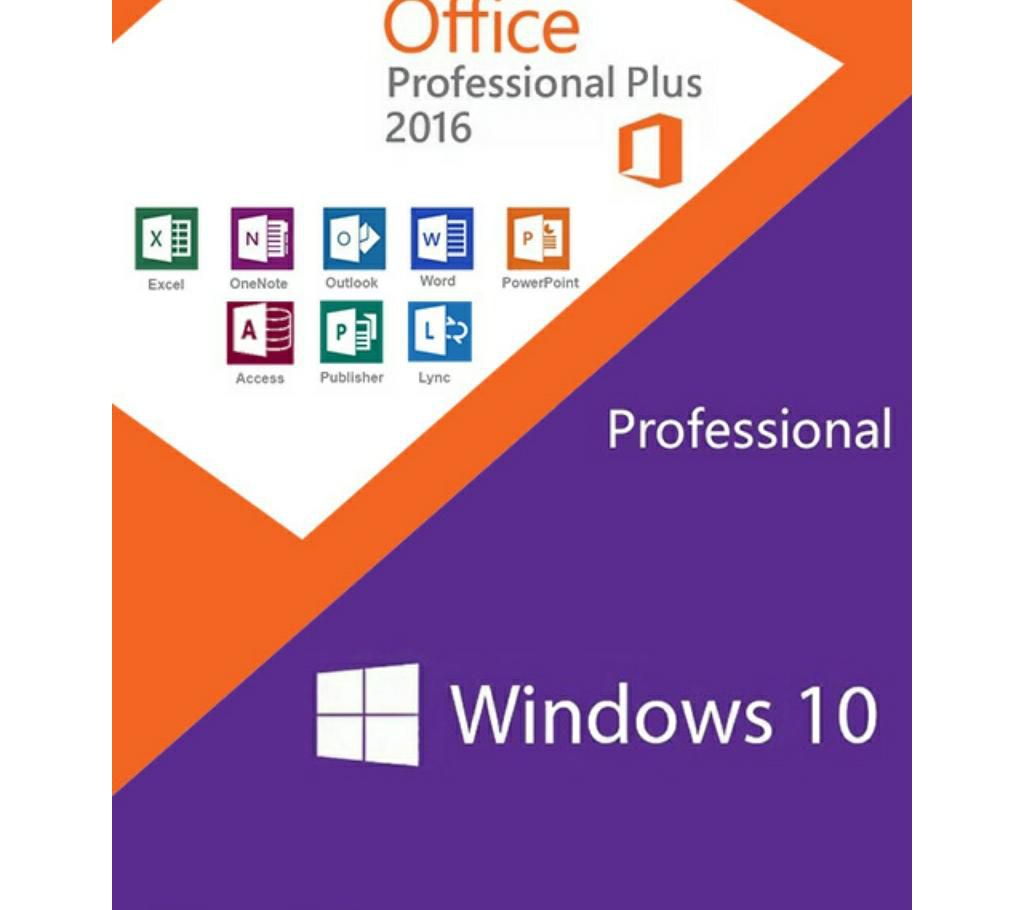 Windows 10 PRO OEM & Office 2016 Pro Plus CD Keys Pack