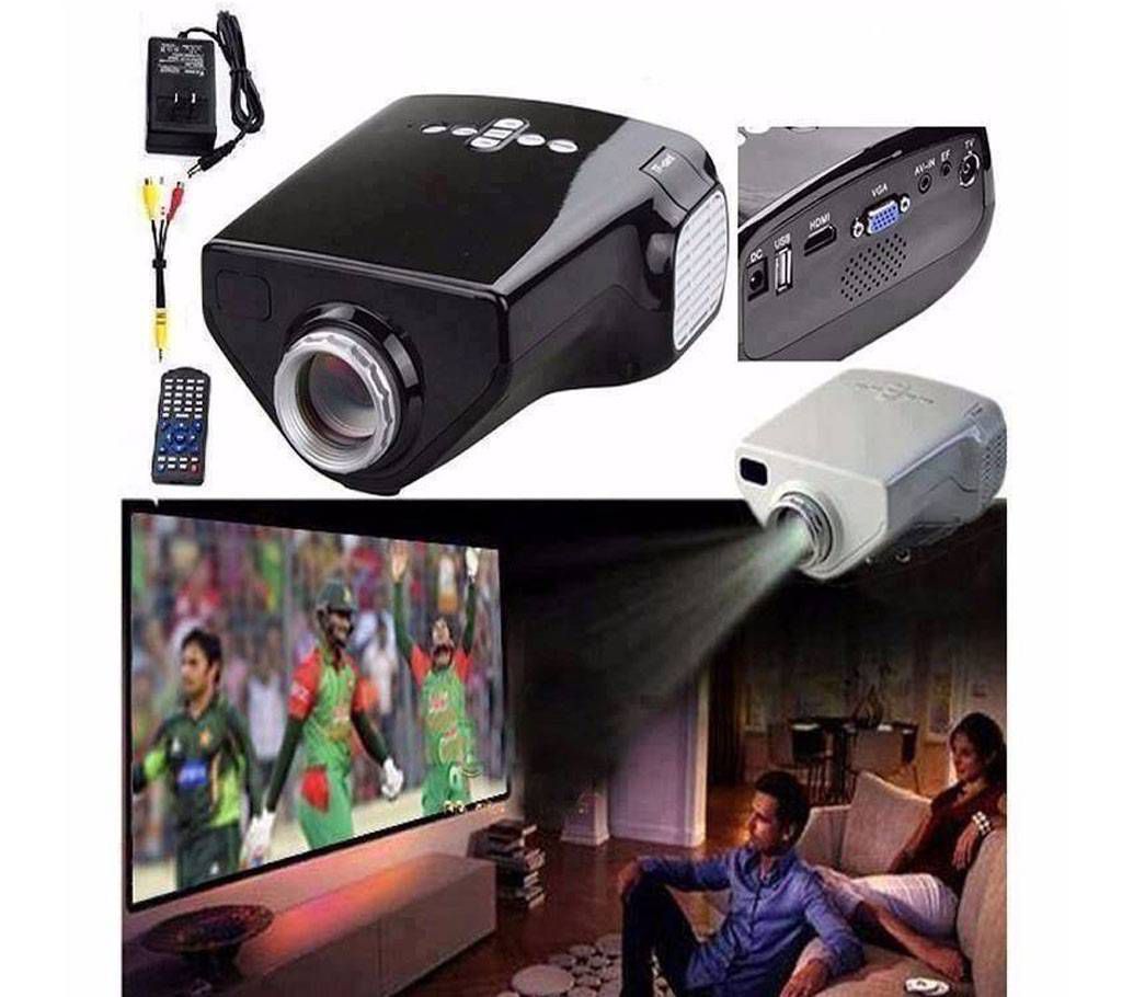 Mini HD Multimedia LED TV Projector