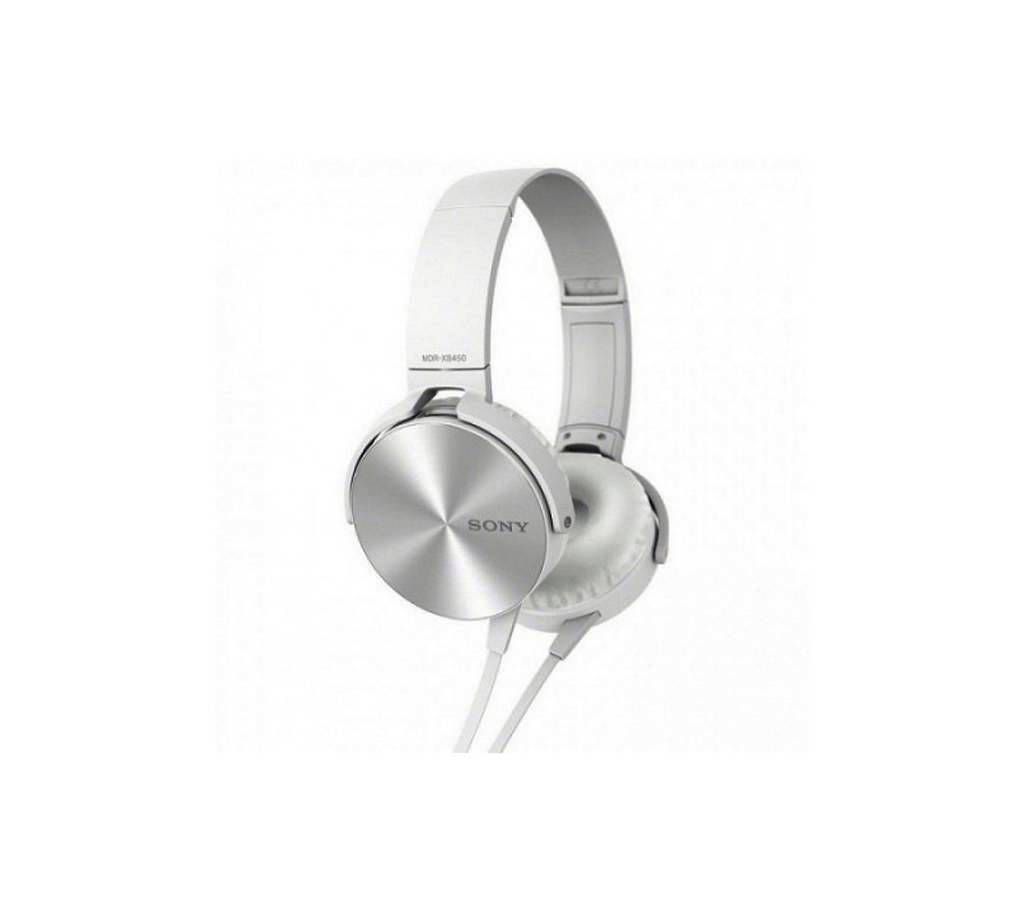 Sony MDR-XB450AP  headphone - White