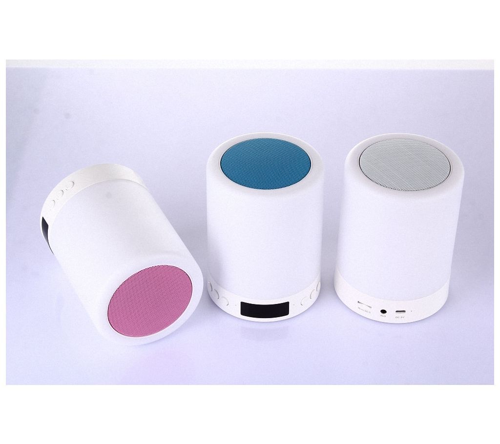 Bdf Mini Bluetooth Speaker S66 Touch Lamp Portable Speaker 3d Wireless