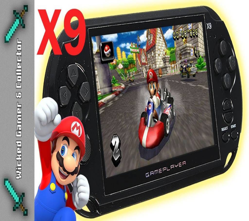 X9 Game Player With Camera TV Out TF Video 5-Inch 8GB Memory