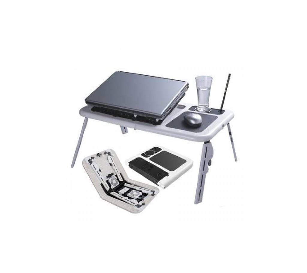 Foldable E-Table With 2 USB Cooling Fans