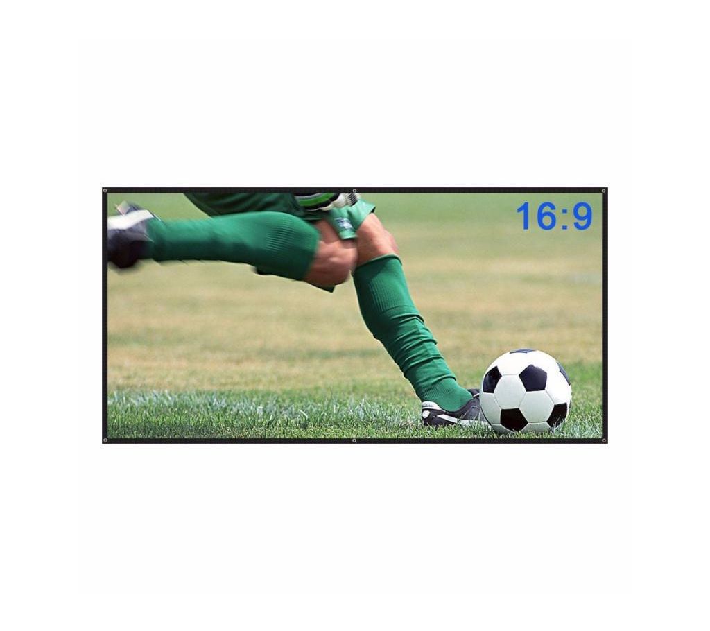 STI-84 Inch Rolled Projector Screen Widescreen