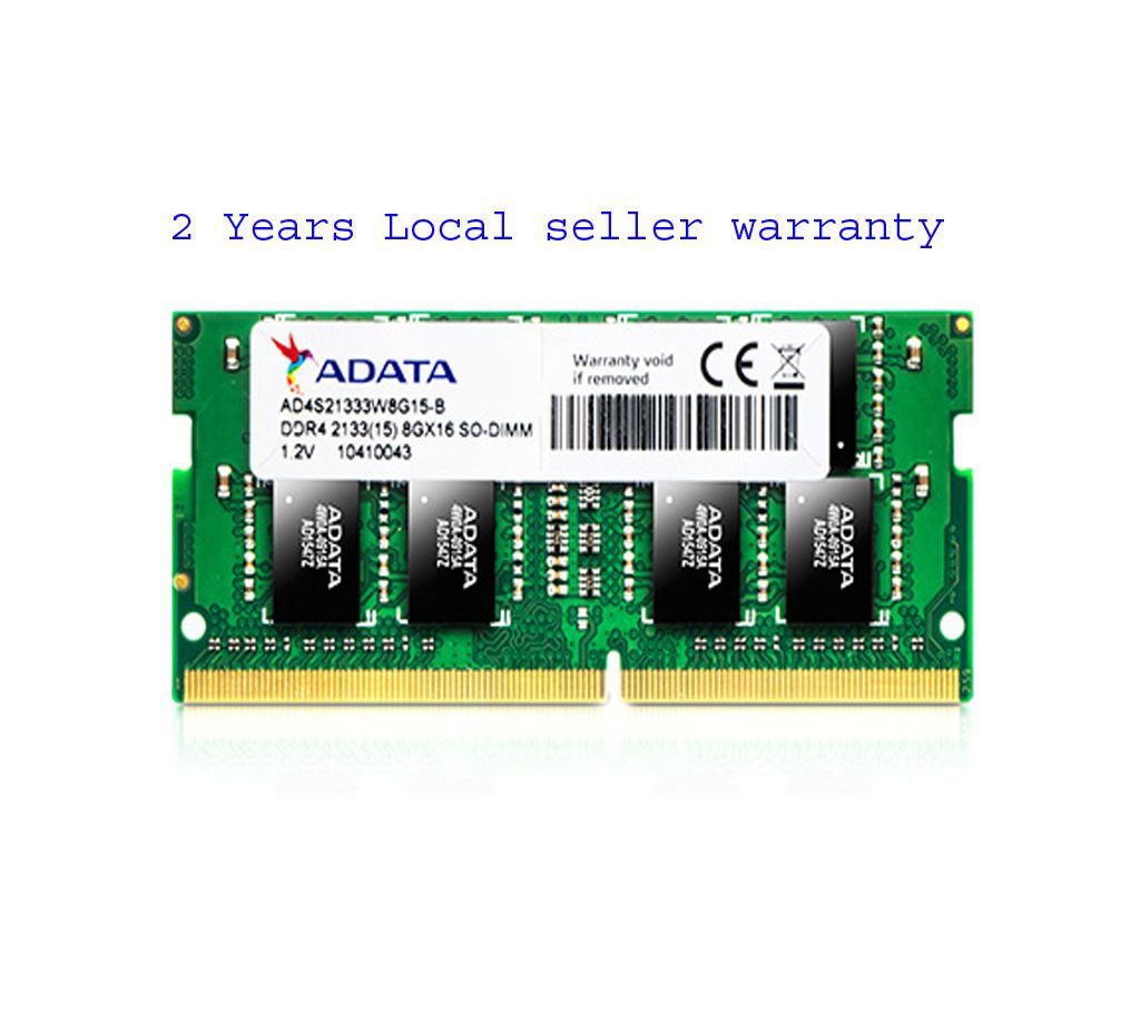 Adata 8GB 1Rx8 PC4-2400T AO1P24HC8T1-BQXS DDR4 Laptop RAM SO-DIMM