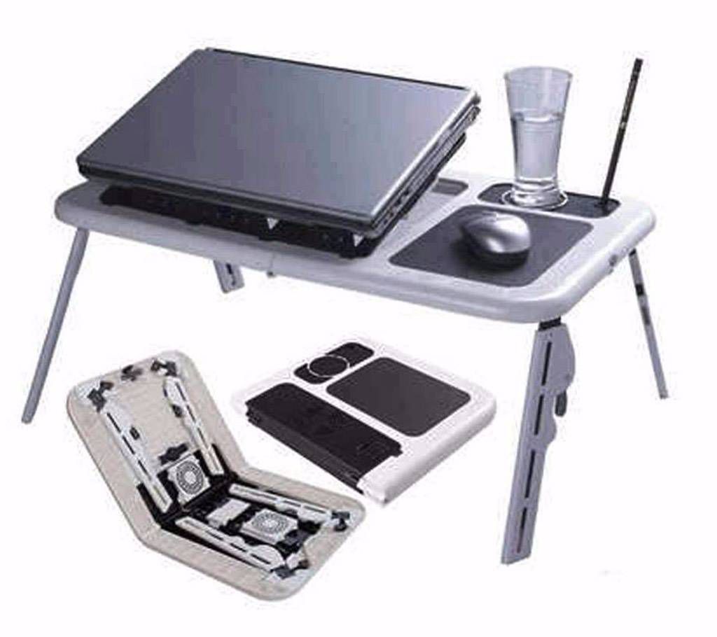 Folding Laptop Table with Cooling Fan
