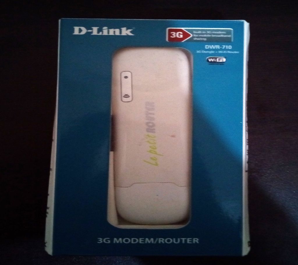 3 G USB Internet Modem + Pocket Router | (Sim Supported) Dlink DWR 710