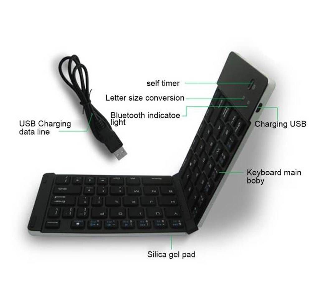 F66 Folding Bluetooth Keyboard