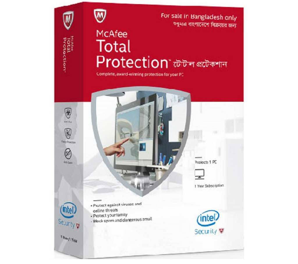 McAfee Total Protection 1 User 1 Year