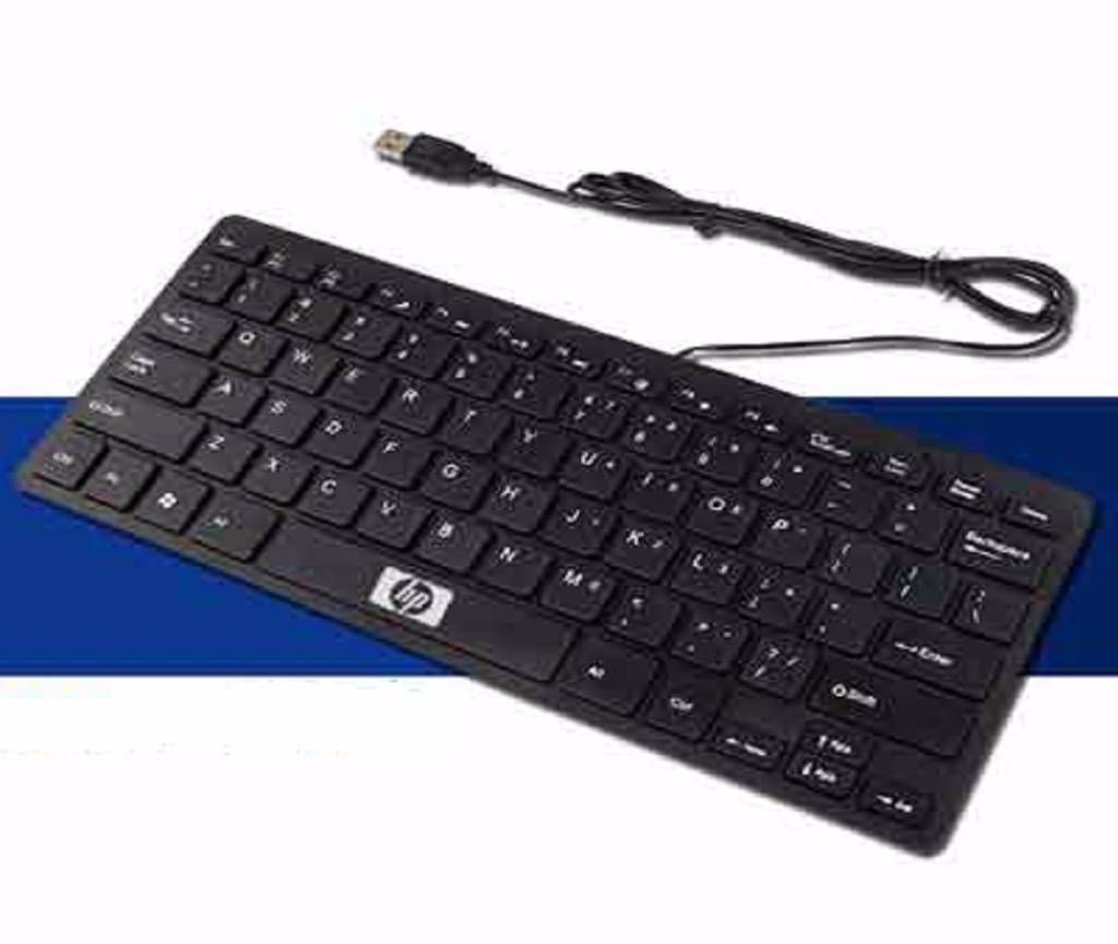 hp Mini USB Keyboard - Black