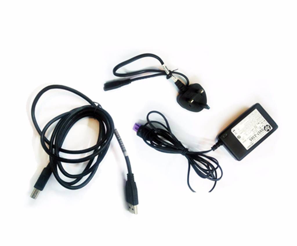 HP Power Adapter & USB Data Cables for printer 