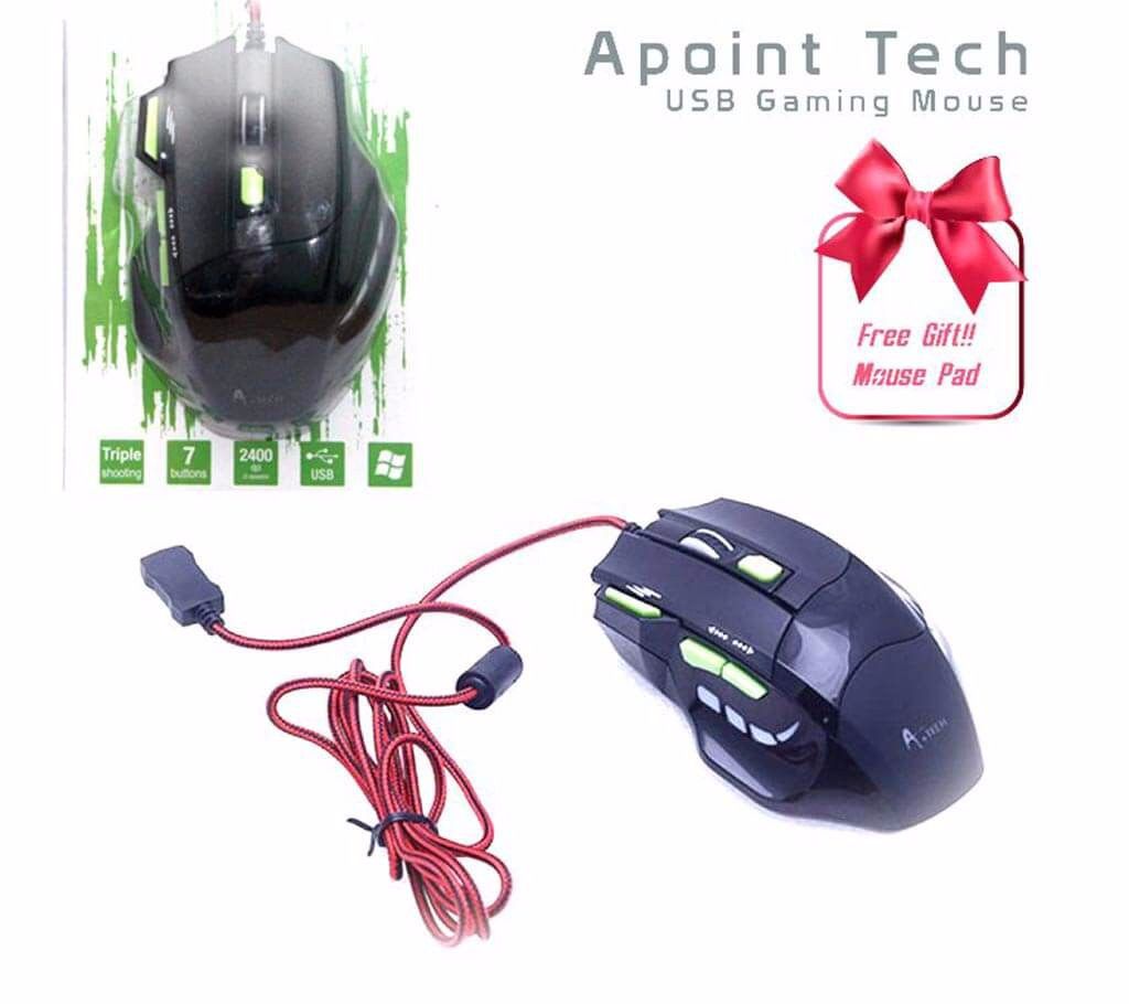 A.Tech USB Gaming Mouse 2400dpi 