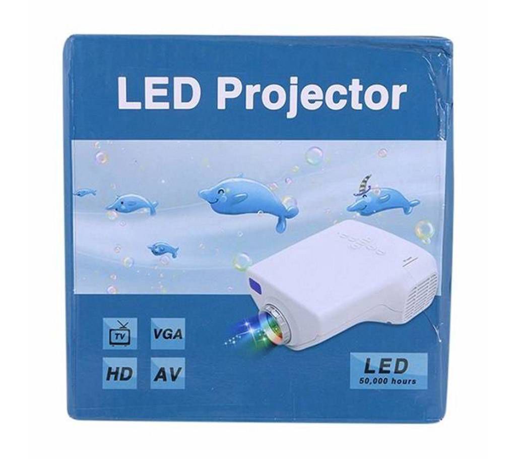 Dolphin HD Mini LED Projector - White