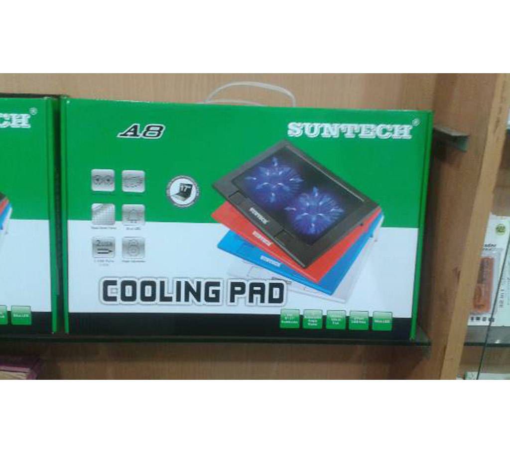 Suntech A8 Double Fan LED Laptop Cooling Pad