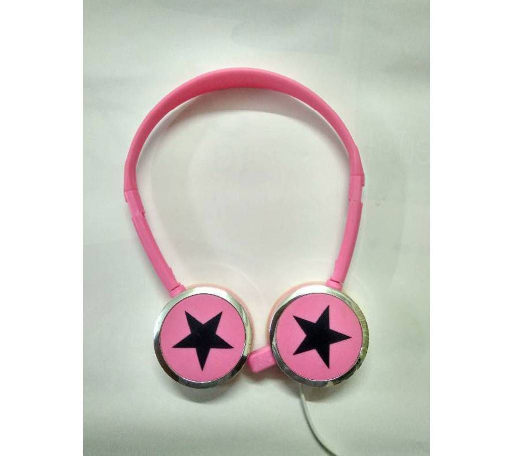 Pink Star Headphone