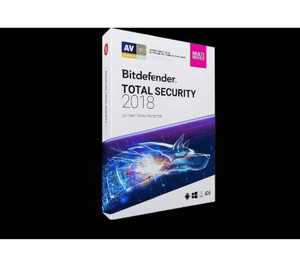 BitDefender Total Security 2018 (For 1 PC)