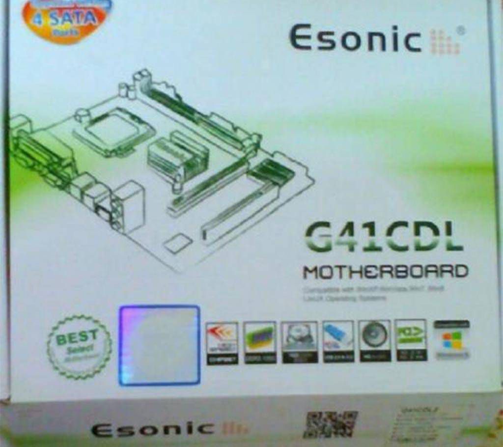 Esonic g 41 cdl.processor dual core motherboard 