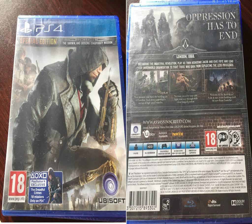 UBISOFT Assassin's Creed Syndicate Gaming CD for PlayStation 4