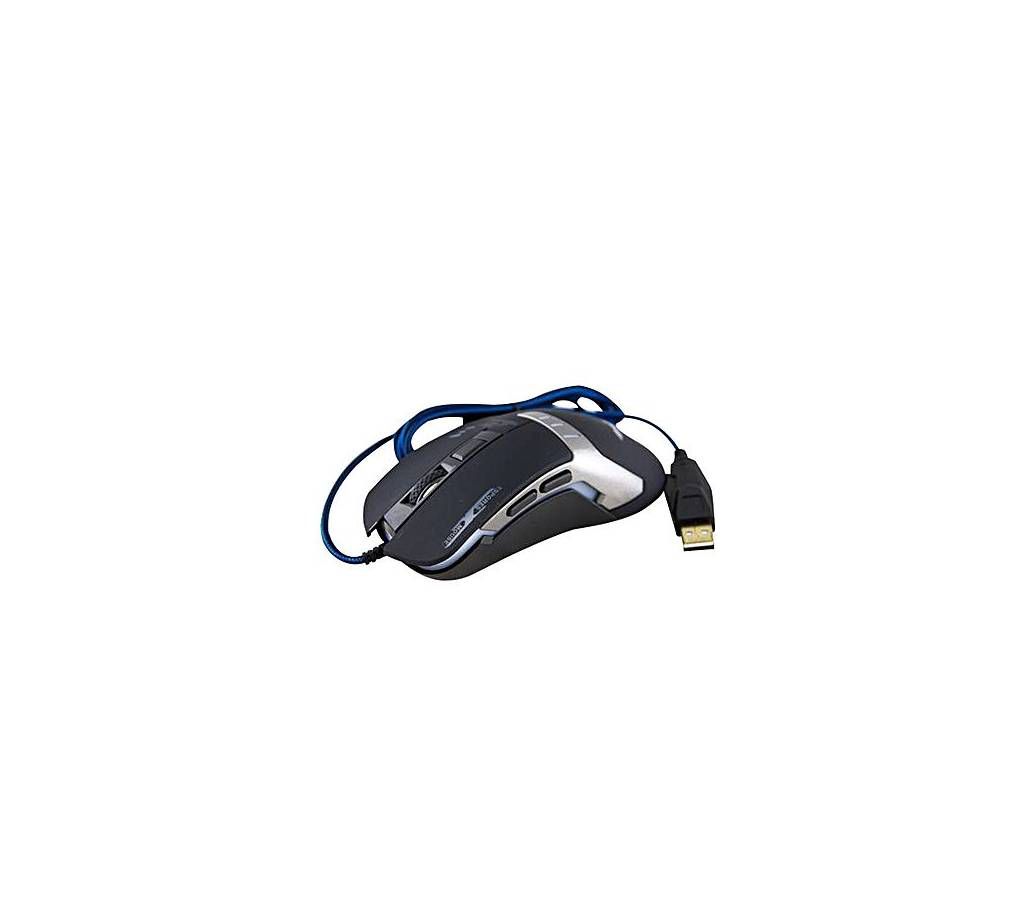 Havit HV-MS739 2400DPI Adjustable USB Wired Gaming Mouse - Black