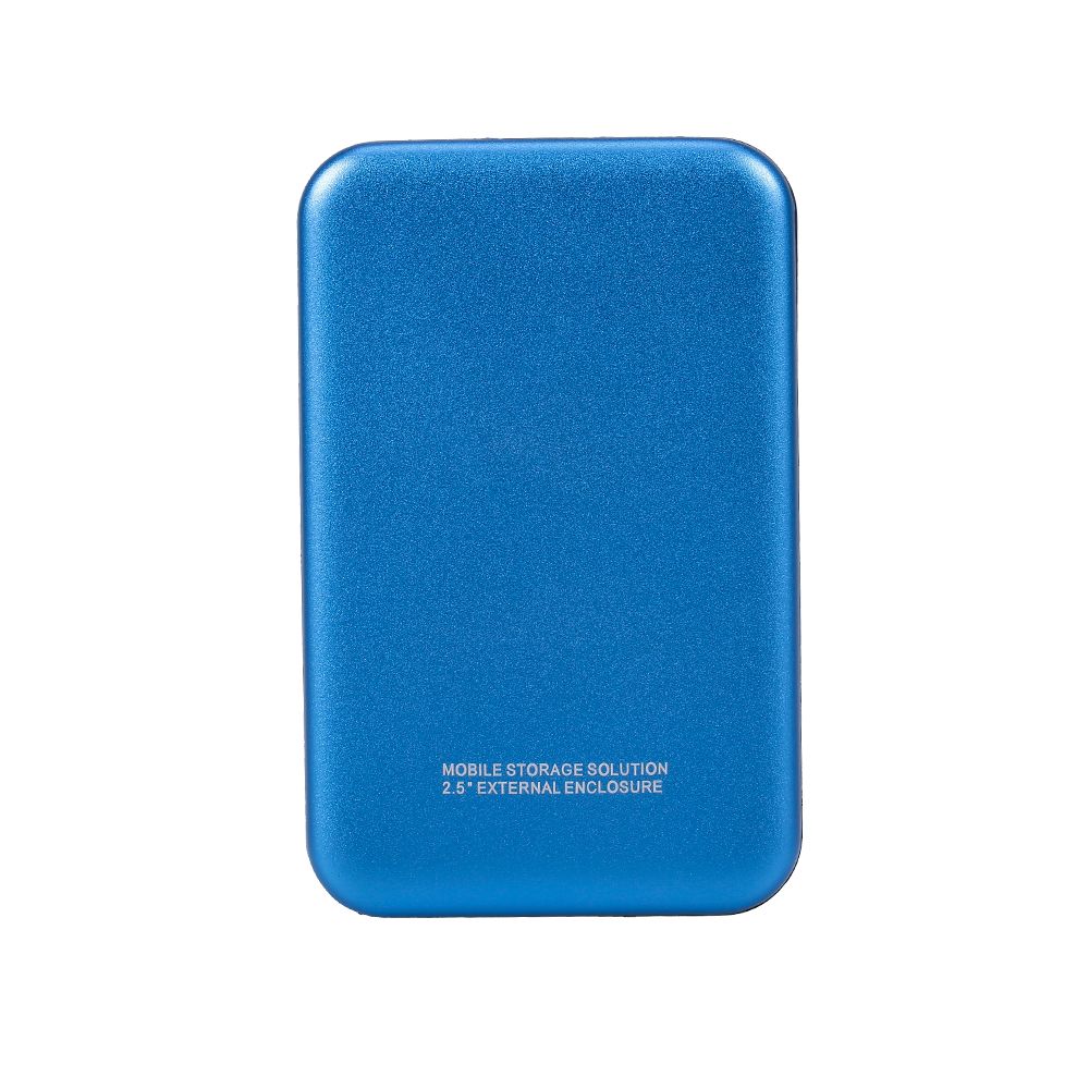 F2 2.5inch SATA to USB 3.0 Interface External HDD Mobile HD Hard Disk Drive Portable HDD High Speed Transfer Plug & Play 1TB Blue