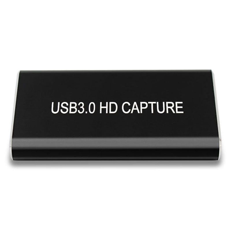 USB Video Capture Card HD to Type-C/USB C/USB 3.0 1080P with HDMI Loop Output for Live Streaming Record Game Converter